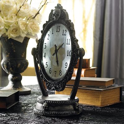 Animated Haunted Reveal Clock | Grandin Road