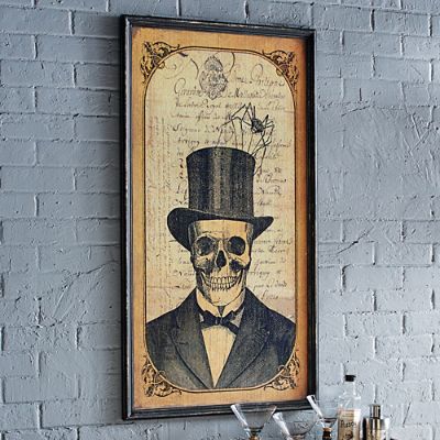 Halloween Skull Wall Art Grandin Road