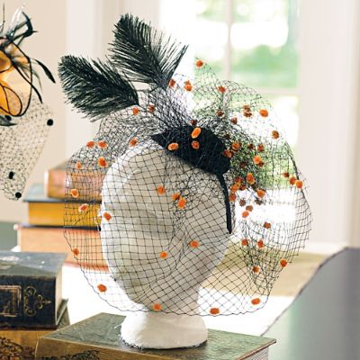 Donna Stevens Orange Dots Headband Grandin Road