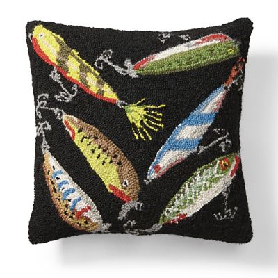 Lures Gone Fishing Pillow Grandin Road