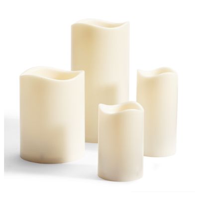 Flameless LED Pillar Candle Grandin Road