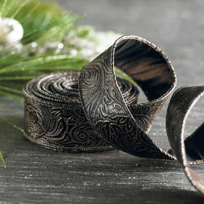 Faux Leather Ribbon Grandin Road