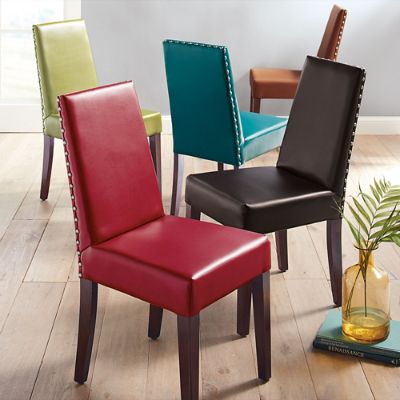 Griffin Nailhead Side Chairs, Set of Two Grandin Road