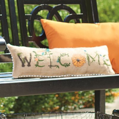 dogs welcome pillow