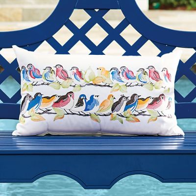 Birds Outdoor Pillow Grandin Road