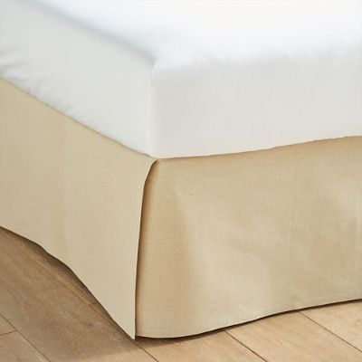 Cotton Linen Bed Skirt Grandin Road