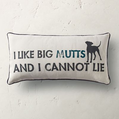 I like big mutts and i cannot lie hot sale pillow