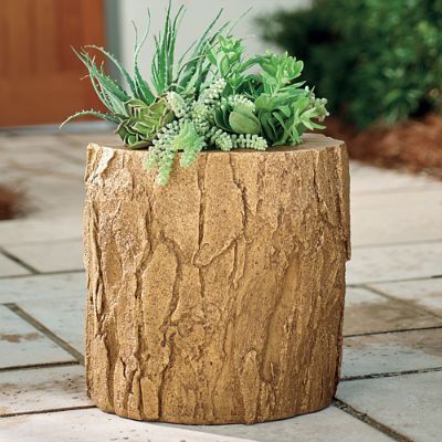 Tree Stump Planter Grandin Road