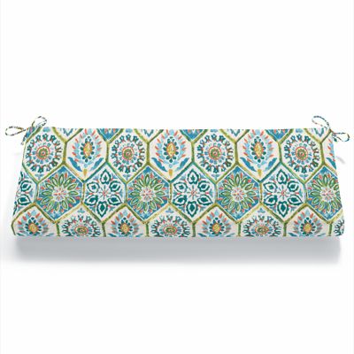 Knife Edge Patterned Bench Cushion Grandin Road