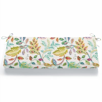 Knife Edge Patterned Bench Cushion Grandin Road