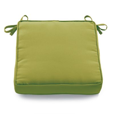 Double Piped Solid Seat Cushion | Grandin Road