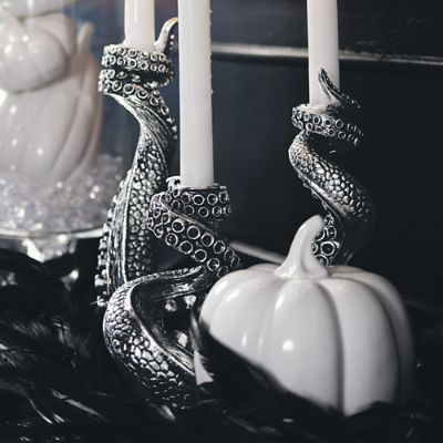 Octopus Candlesticks, Set of Three | Grandin Road