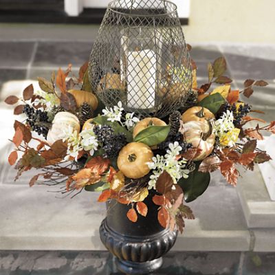 Harvest Pumpkin Urn Filler Grandin Road