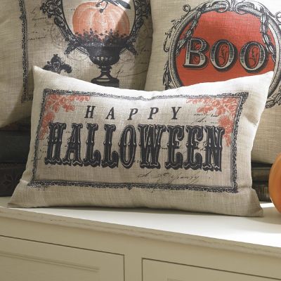 Happy Halloween Vintage Pillow Grandin Road