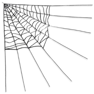 corner spider web clipart