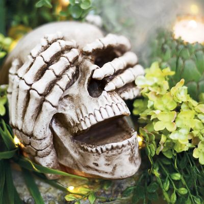 No Evil Skulls, Set of Three | Grandin Road