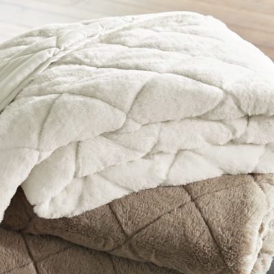 Plush Puffer Blanket | Grandin Road