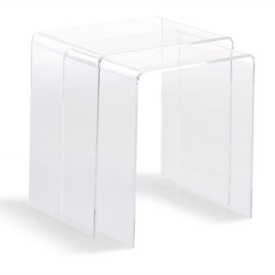 Chamonix Acrylic Nesting Table, Set of Two Grandin Road