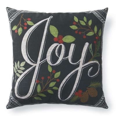 Christmas Joy Chalkboard Pillow