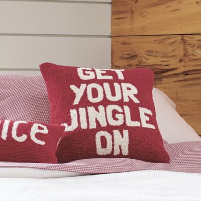 Get your Jingle On Pillow | Grandin Road