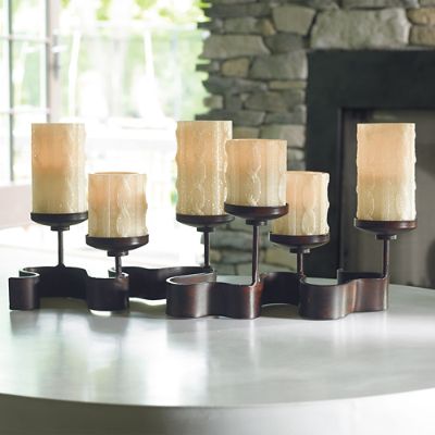 Ribbon Candle Holder Grandin Road