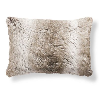 Faux Fur Lumbar Pillow Grandin Road
