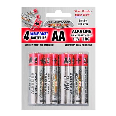AA Batteries, 4 Pack Grandin Road