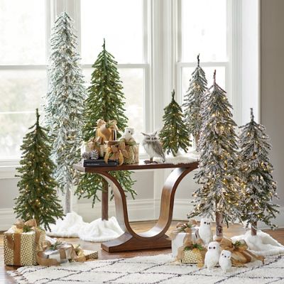 Frontgate Grandinroad Christmas Cordless Outdoor Flocked Snow