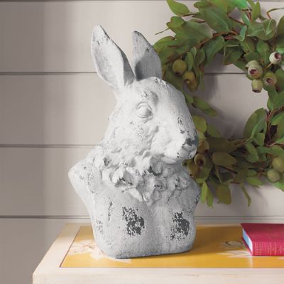 Rabbit Bust Grandin Road