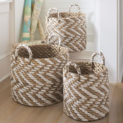 Chevron Baskets Grandin Road