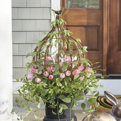 Pink Tulip Urn Filler Grandin Road