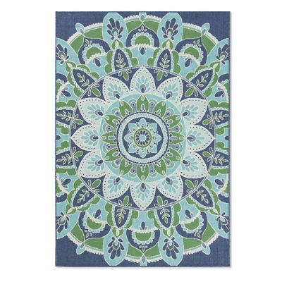 Tortola Mandala Outdoor Rug & Mat | Grandin Road