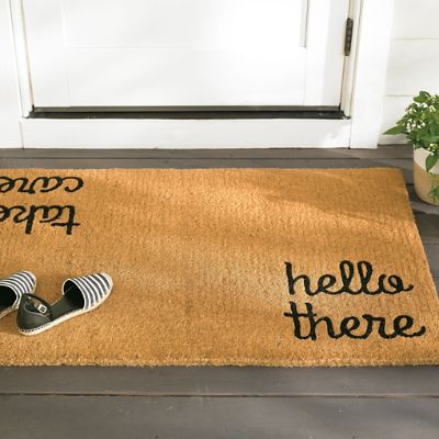 Hello There Take Care Coco Doormat Grandin Road
