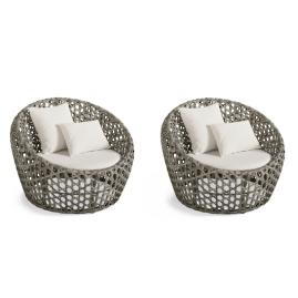 Mason Cocoon Chairs, Set of Two