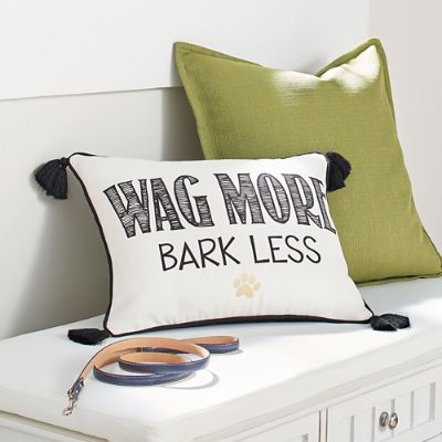 Wag more bark less pillow store