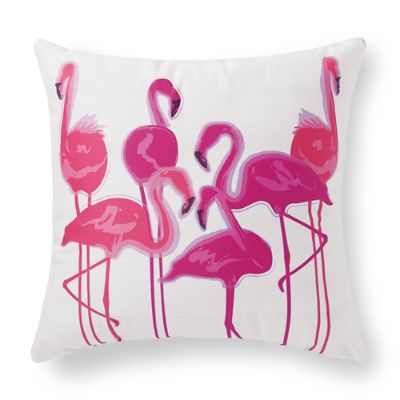 Pink flamingo outdoor discount pillow