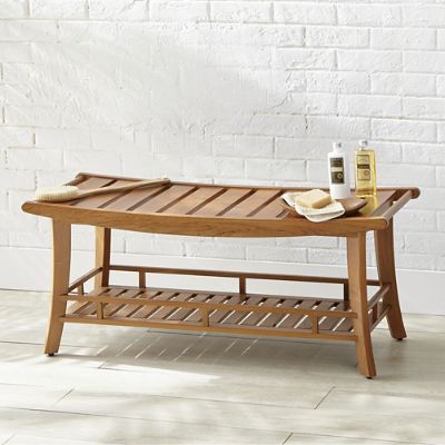 Teak Spa Bench Grandin Road