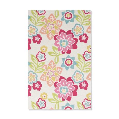 Beverly Floral Outdoor Rug Grandin Road