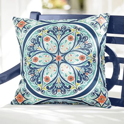 Janice Medallion Outdoor Pillow