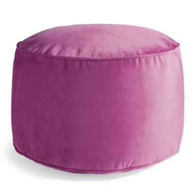 Aurora Velvet Pouf | Grandin Road