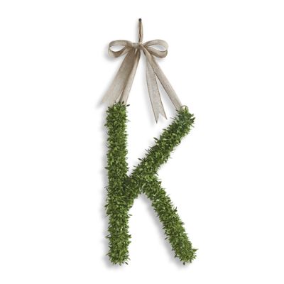 Boxwood Monogram Letter Grandin Road