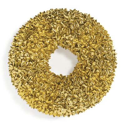 Gold Bow Wreath Grandin Road