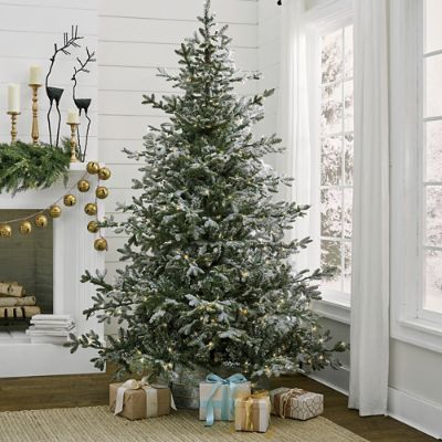 Image of 7.5ft Aspen Pine Flocked Christmas Tree