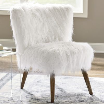 Gypsy Faux Fur Chair | Grandin Road