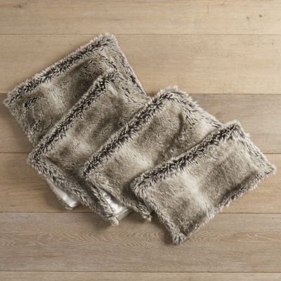 Faux Fur Table Runner Grandin Road