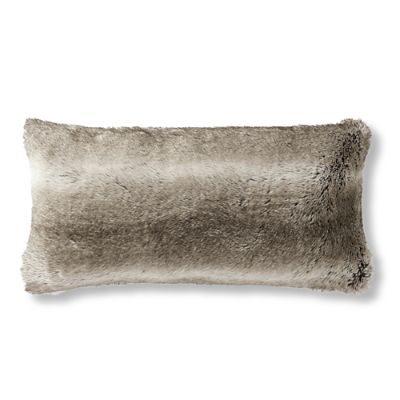 Faux Fur Lumbar Pillow Grandin Road