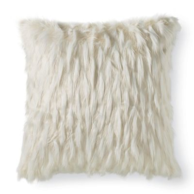 Faux Fur Peacock Feather Euro Sham Grandin Road