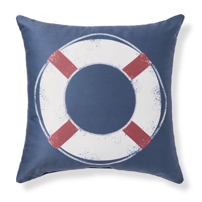 Hampton Life Preserver Outdoor Pillow Grandin Road