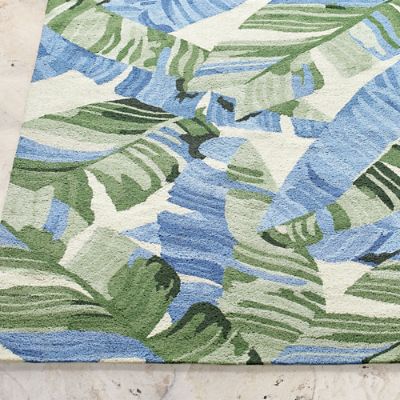 Tropical Palms Outdoor Rug Grandin Road