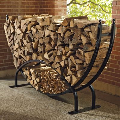 Log discount rack holder